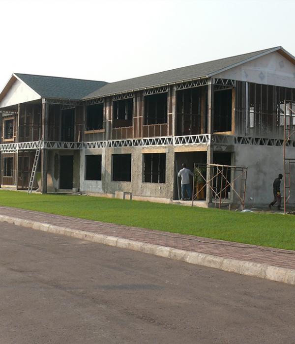 Apartments under construction in Kinshasa DRC  (Democratic Republic of Congo)